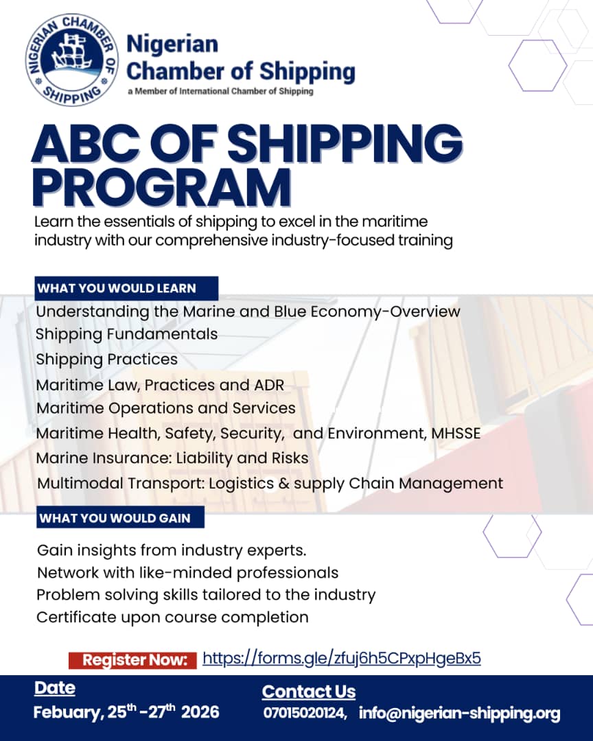 ABC of Shipping - Nigerian Chamber of Shipping
